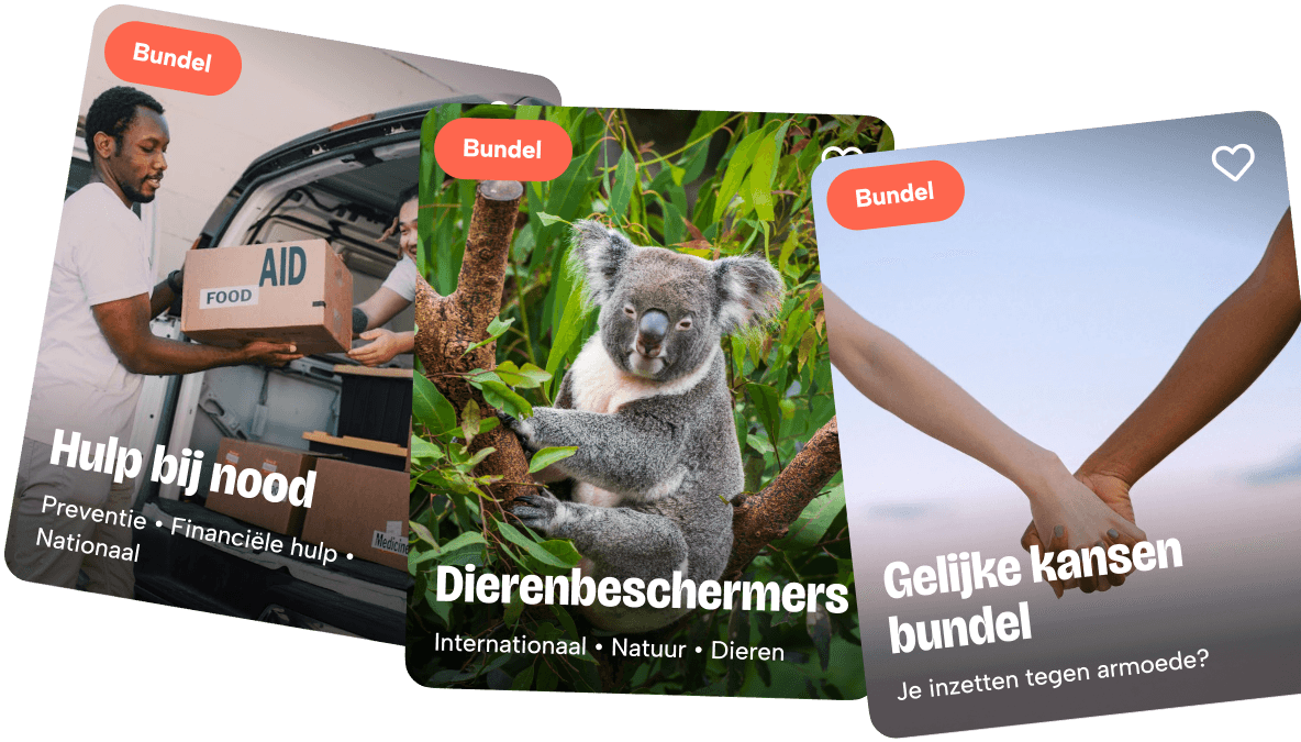 image of some charity bundles availabe in GoodShift